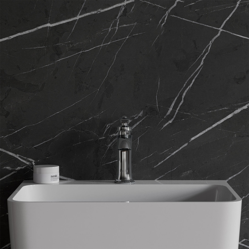 OMNIRES AM5210CR - Μπαταρία νιπτήρος ARMANCE 18 cm γυαλιστερό χρώμιο