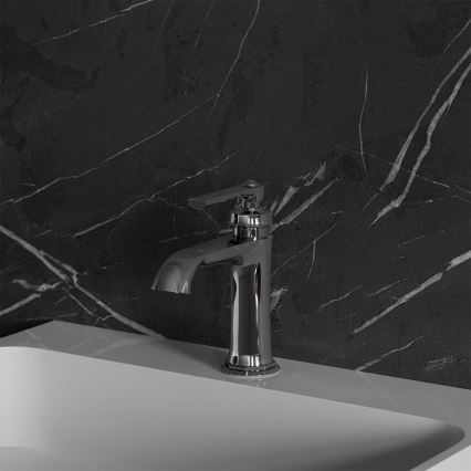OMNIRES AM5210CR - Μπαταρία νιπτήρος ARMANCE 18 cm γυαλιστερό χρώμιο