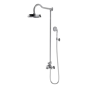 OMNIRES AM5244/6CR - Σετ ντους με θερμοστατική μπαταρία ARMANCE σε γυαλιστερό χρώμιο