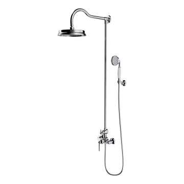 OMNIRES AM5244CR - Σετ ντους με μπαταρία ARMANCE σε γυαλιστερό χρώμιο