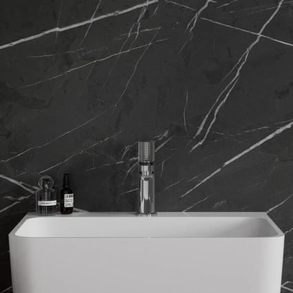 OMNIRES CT8010CR - Μπαταρία νιπτήρος CONTOUR 16,6 cm γυαλιστερό χρώμιο