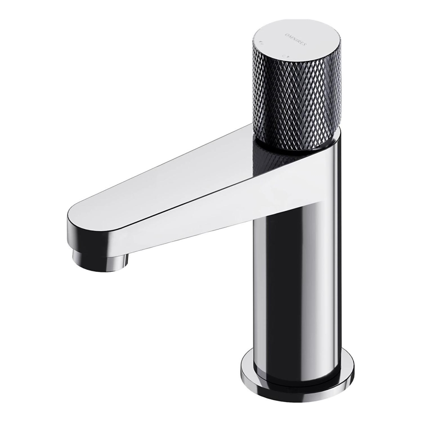 OMNIRES CT8010CR - Μπαταρία νιπτήρος CONTOUR 16,6 cm γυαλιστερό χρώμιο