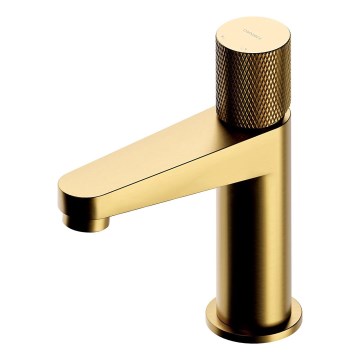 OMNIRES CT8010GLB - Μπαταρία νιπτήρος CONTOUR 16,6 cm γείωση χρυσό