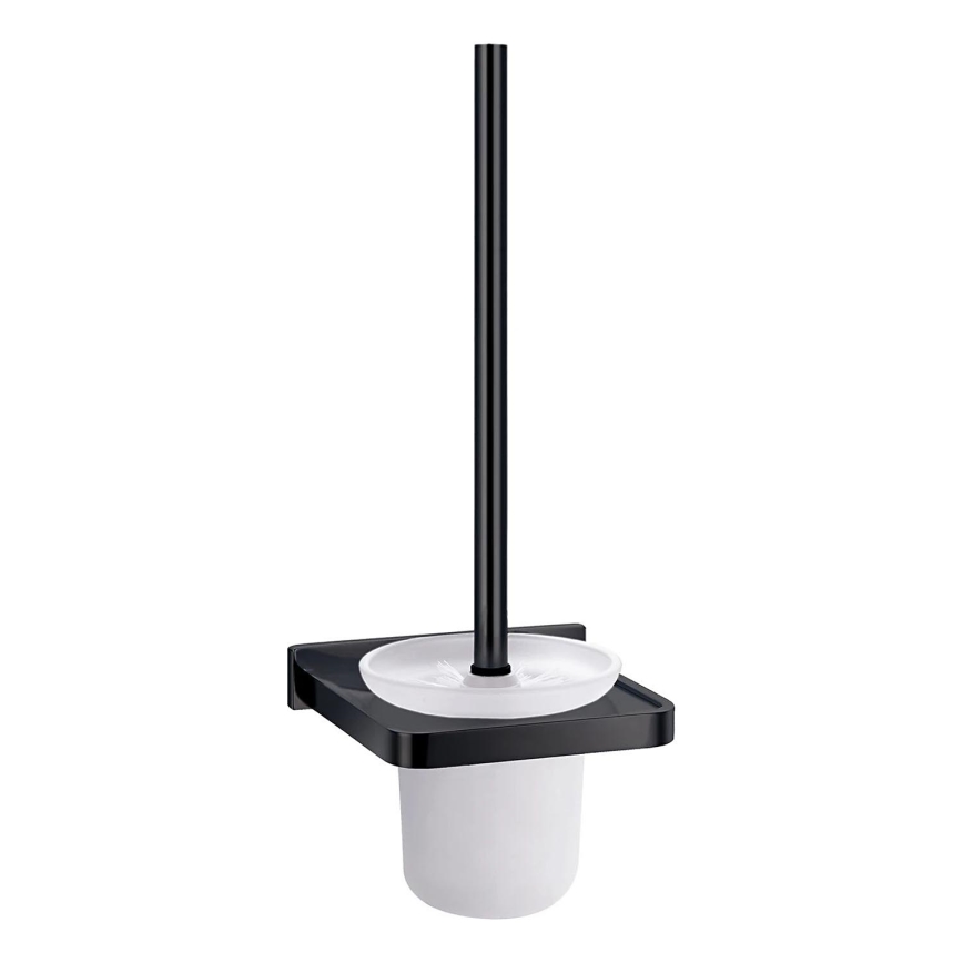 OMNIRES DA70620BL - Επιτοίχια βούρτσα WC DARLING ματ μαύρη
