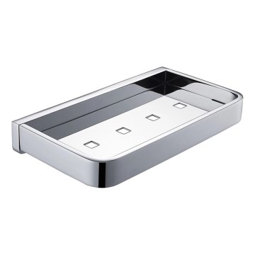 OMNIRES LU30330CR - Επιτοίχια ράφι ντουζιέρας LUGANO 20 εκ. γυαλιστερό χρώμιο