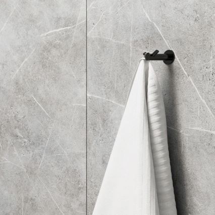 OMNIRES MP60120BL - Άγκιστρο τοίχου MODERN PROJECT ματ μαύρο