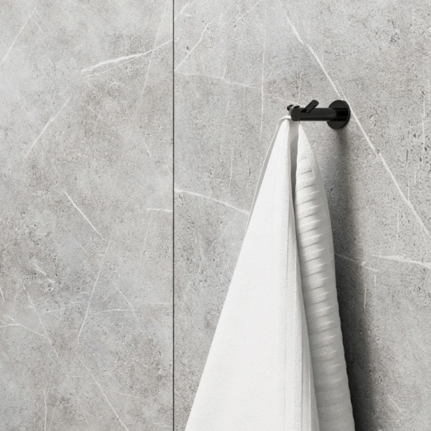 OMNIRES MP60120BL - Άγκιστρο τοίχου MODERN PROJECT ματ μαύρο