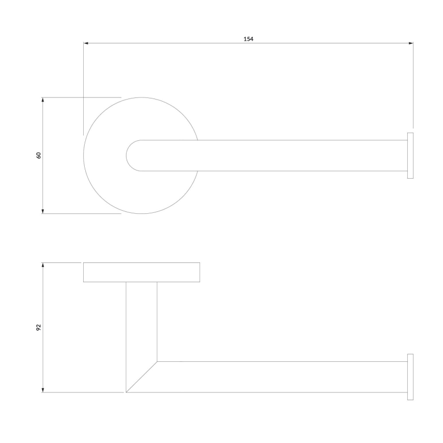OMNIRES MP60510CR - Χαρτοθήκη MODERN PROJECT γυαλιστερό χρώμιο