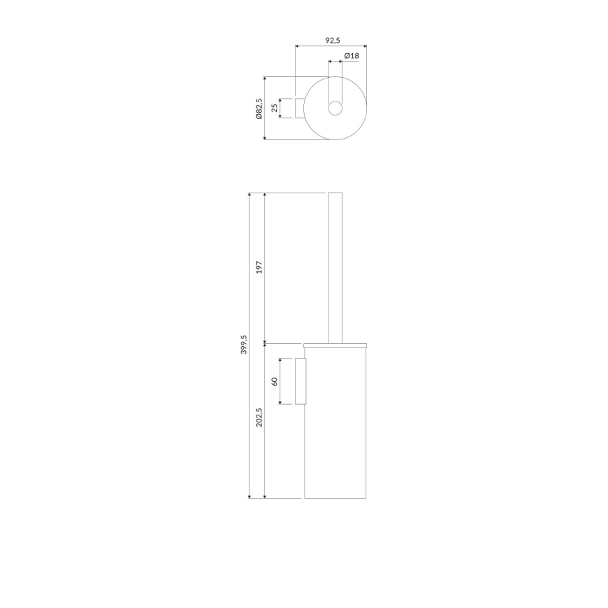 OMNIRES MP60621BL - Πιγκάλ μπάνιου MODERN PROJECT ματ μαύρο