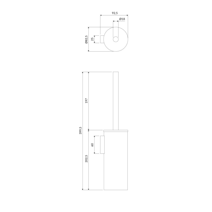 OMNIRES MP60621CR - Πιγκάλ μπάνιου MODERN PROJECT γυαλιστερό χρώμιο