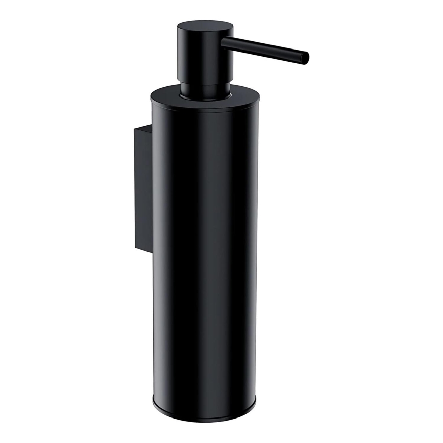OMNIRES MP60721BL - Ντισπένσερ υγρού σαπουνιού τοίχου MODERN PROJECT 150 ml ματ μαύρο