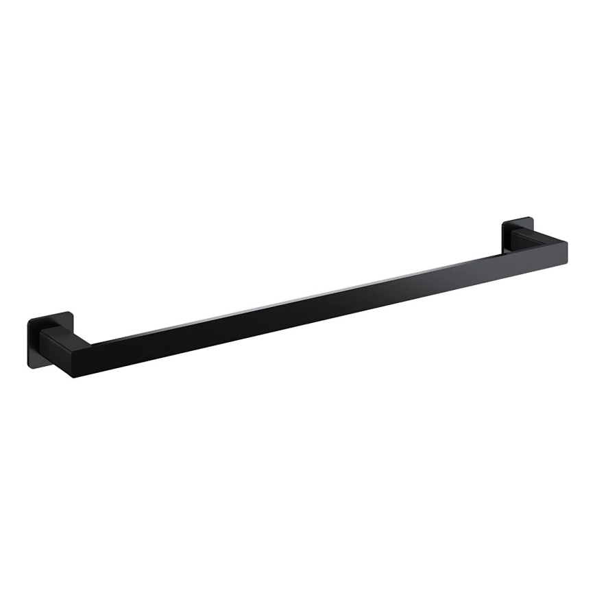 OMNIRES NL80216BL - Επιτοίχια πετσετοθήκη NELSON 62 cm ματ μαύρο