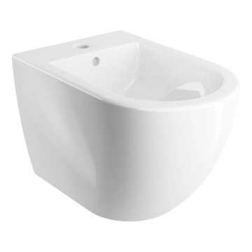 OMNIRES OTTAWACMBIBP - Επιτοίχιο μπιντέ OTTAWA κεραμικό/γυαλιστερό λευκό