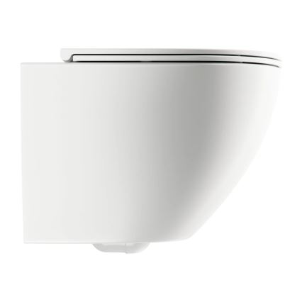 OMNIRES OTTAWAMWBM - Λεκάνη κρεμαστή με κάλυμμα SoftClose OTTAWA ceramics/λευκό ματ