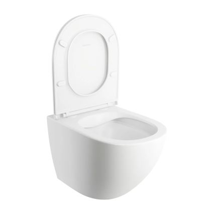 OMNIRES OTTAWAMWBM - Λεκάνη κρεμαστή με κάλυμμα SoftClose OTTAWA ceramics/λευκό ματ