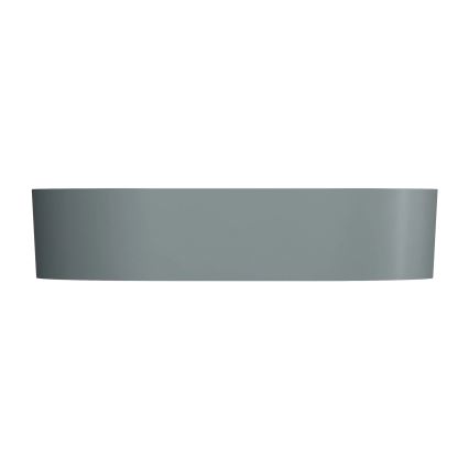 OMNIRES OVOUNAG - Νιπτήρας μπάνιου OVO 55x36 cm δολομίτης/ματ σταχύ γκρι