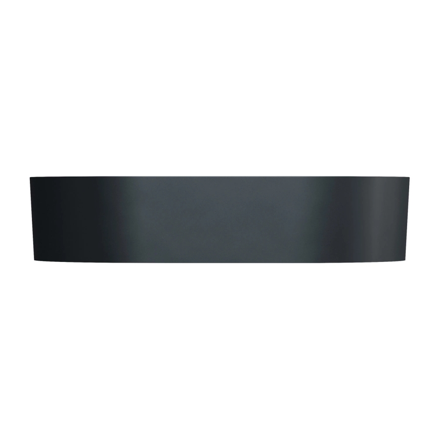 OMNIRES OVOUNBLV - Επιτραπέζιος νιπτήρας OVO 55x36 cm δολομίτης/ματ μαύρη λάβα