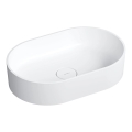 OMNIRES OVOUNBM - Επιτραπέζιος νιπτήρας OVO 55x36 cm από δολομίτη, ματ λευκό