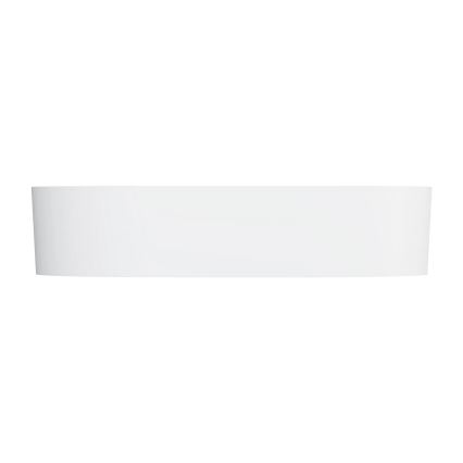 OMNIRES OVOUNBM - Επιτραπέζιος νιπτήρας OVO 55x36 cm από δολομίτη, ματ λευκό