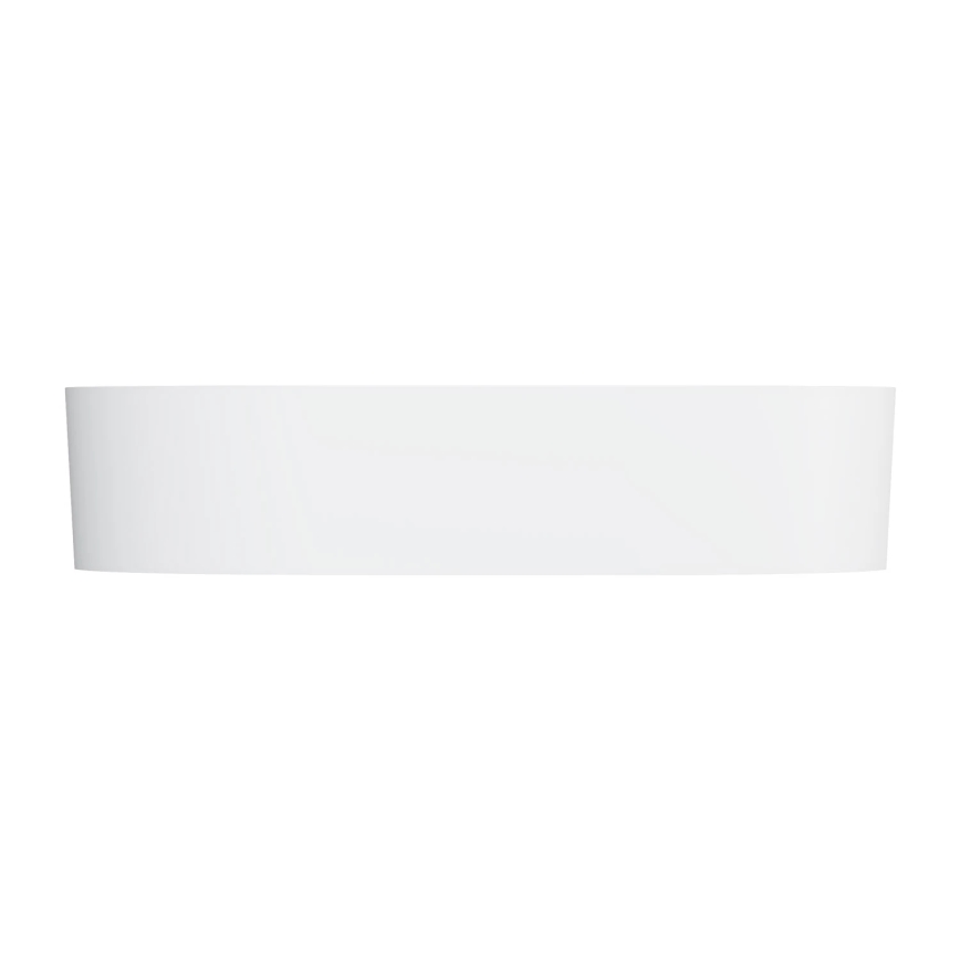 OMNIRES OVOUNBM - Επιτραπέζιος νιπτήρας OVO 55x36 cm από δολομίτη, ματ λευκό