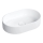 OMNIRES OVOUNBP - Νιπτήρας μπάνιου OVO 55x36 cm δολομίτης/γυαλιστερό λευκό