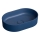 OMNIRES OVOUNMB - Νιπτήρας μπάνιου OVO 55x36 cm δολομίτης/ματ midnight μπλε