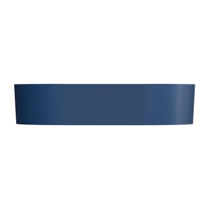 OMNIRES OVOUNMB - Νιπτήρας μπάνιου OVO 55x36 cm δολομίτης/ματ midnight μπλε