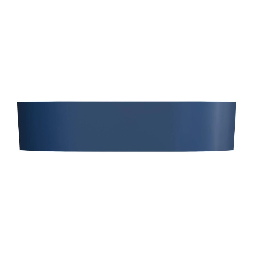 OMNIRES OVOUNMB - Νιπτήρας μπάνιου OVO 55x36 cm δολομίτης/ματ midnight μπλε