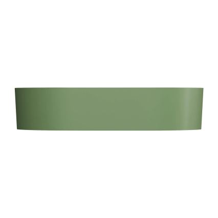 OMNIRES OVOUNOL - Νιπτήρας μπάνιου OVO 55x36 cm δολομίτης/ματ λαδί