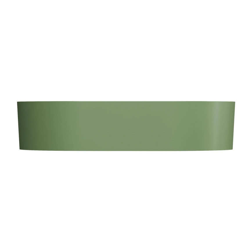 OMNIRES OVOUNOL - Νιπτήρας μπάνιου OVO 55x36 cm δολομίτης/ματ λαδί