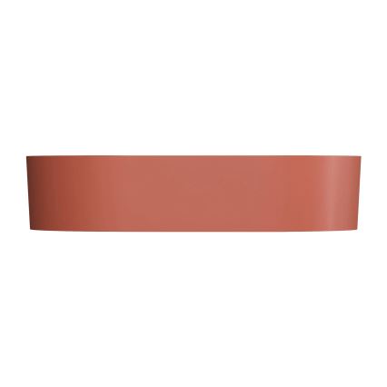 OMNIRES OVOUNTE - Επιτραπέζιος νιπτήρας OVO 55x36 cm, δολομίτης/ματ τερακότα