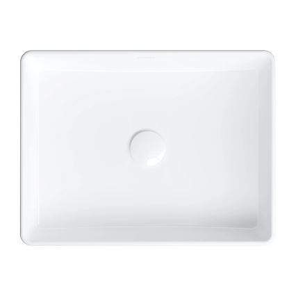 OMNIRES PASADENA470BP - Νιπτήρας επιτραπέζιος PASADENA 47x36 cm, κεραμικός σε γυαλιστερό λευκό