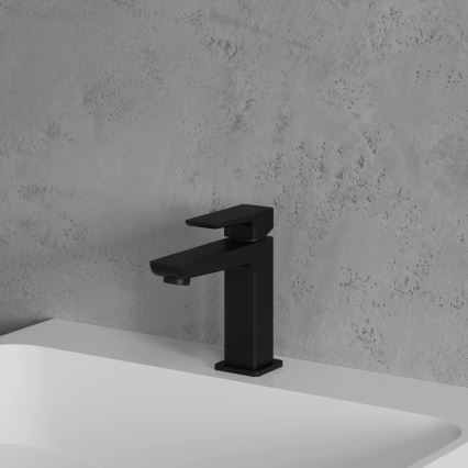 OMNIRES PM7410BL - Μπαταρία νιπτήρος PARMA 15 cm ματ μαύρο