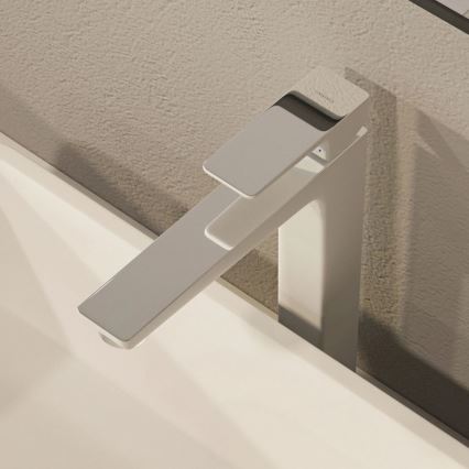 OMNIRES PM7412CRB - Μπαταρία νιπτήρος PARMA 27,3 cm γυαλιστερό χρώμιο/λευκό