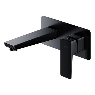 OMNIRES PM7415BL - Μπαταρία νιπτήρα για εντοιχισμένη εγκατάσταση PARMA ματ μαύρο