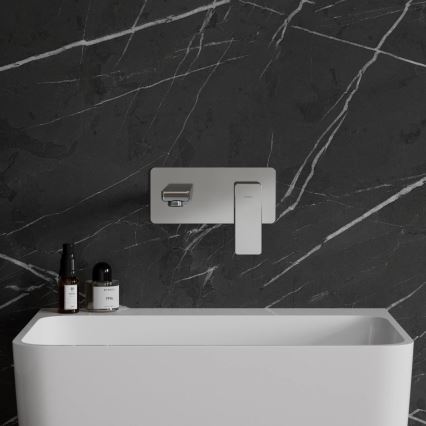 OMNIRES PM7415CR - Μπαταρία νιπτήρος εντοιχισμού PARMA γυαλιστερό χρώμιο