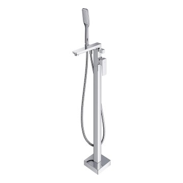 OMNIRES PM7433CR - Ελεύθερη μπανιέρα με σετ μπαταρίας PARMA σε γυαλιστερό χρώμιο