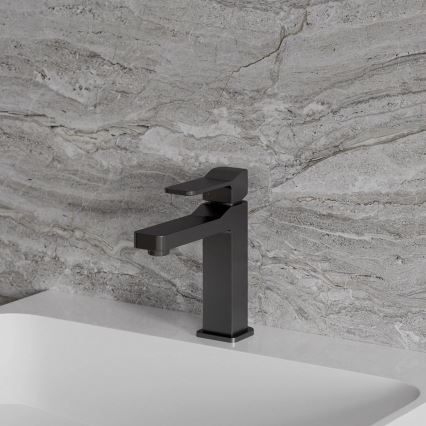 OMNIRES SL7710GR - Μπαταρία νιπτήρος SLIDE 17 cm brushed γραφίτης