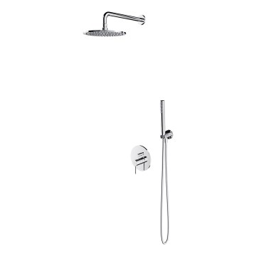 OMNIRES SYSY22XCR - Σετ ντους με εντοιχισμένη μπαταρία Y σε γυαλιστερό χρώμιο