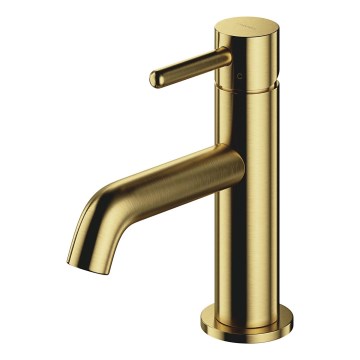 OMNIRES Y1210NBSB - Μπαταρία νιπτήρα Y, 16,2 εκ., σε βουρτσιστό ορείχαλκο