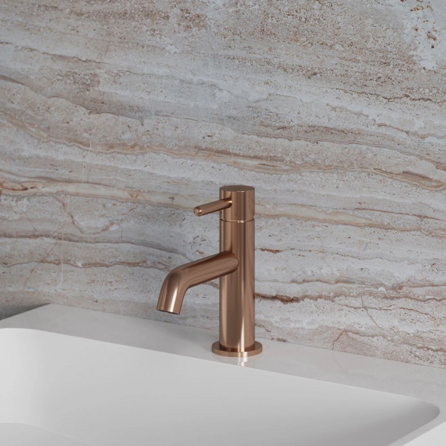OMNIRES Y1210NCPB - Μπαταρία νιπτήρος Y 16,2 cm brushed χαλκός