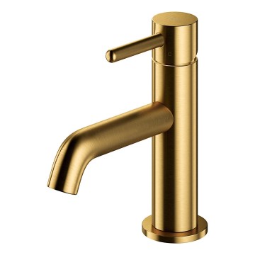 OMNIRES Y1210NGLB - Μπαταρία νιπτήρα Y 16,2 εκ., βουρτσισμένη σε χρυσό