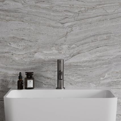 OMNIRES Y1210NGR - Μπαταρία νιπτήρος Y 16,2 cm brushed γραφίτης