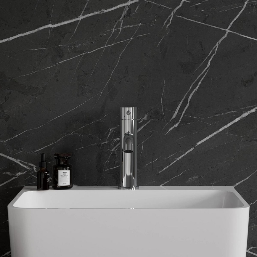 OMNIRES Y1213MAXCR - Μπαταρία νιπτήρος Y 21 cm γυαλιστερό χρώμιο