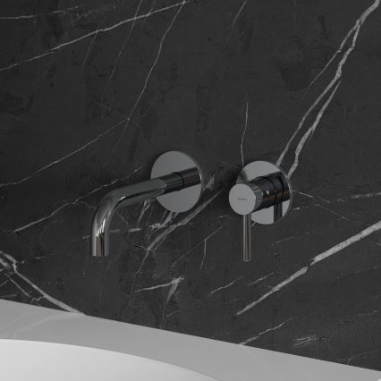 OMNIRES Y1215HCR - Μπαταρία νιπτήρα για εντοιχισμένη εγκατάσταση Y σε γυαλιστερό χρώμιο