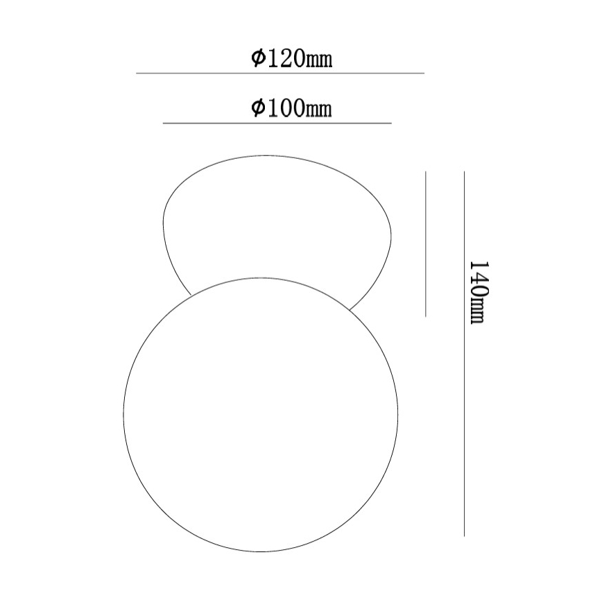 Ondaluce - Φωτιστικό τοίχου ROCK 1xG9/7W/230V μπετόν/λευκό