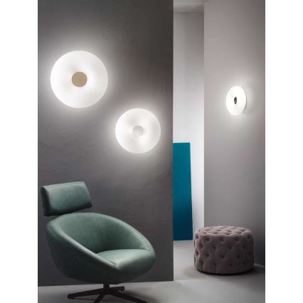 Ondaluce - Φωτιστικό οροφής DODI 2xE27/15W/230V, Ø 33 cm, λευκό