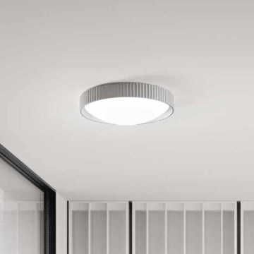 Ondaluce - Φωτιστικό οροφής LED CONCRETE LED/20W/230V διάμ. 41 cm μπετόν/γκρι