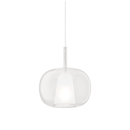 Ondaluce - Κρεμαστό φωτιστικό με καλώδιο THELMA 1xE27/15W/230V διάμ. 25 εκ. χρυσό/διάφανο