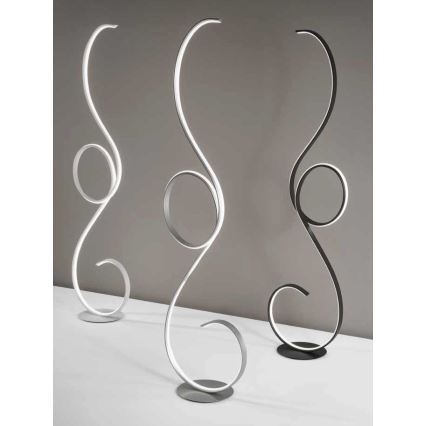 Ondaluce - LED ρυθμιζόμενη επιδαπέδια λάμπα FLOK LED/44W/230V λευκή